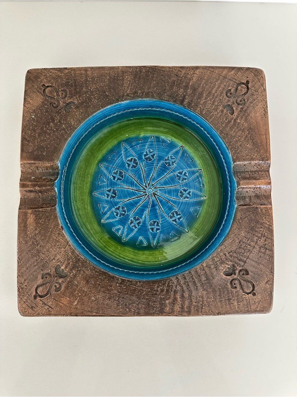 Vintage Mid-Century Bitossi for Rosenthal- Netter Cigar Ashtray Catchall